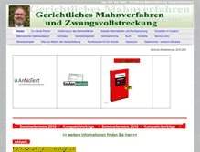 Tablet Screenshot of mahnverfahren-aktuell.de